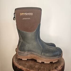 Dry Shod Haymaker Mid Women's Boots, Brown, SZ 8-8.5